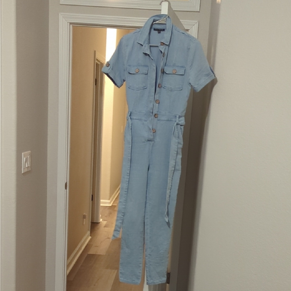 Light Blue Denim Jumpsuit